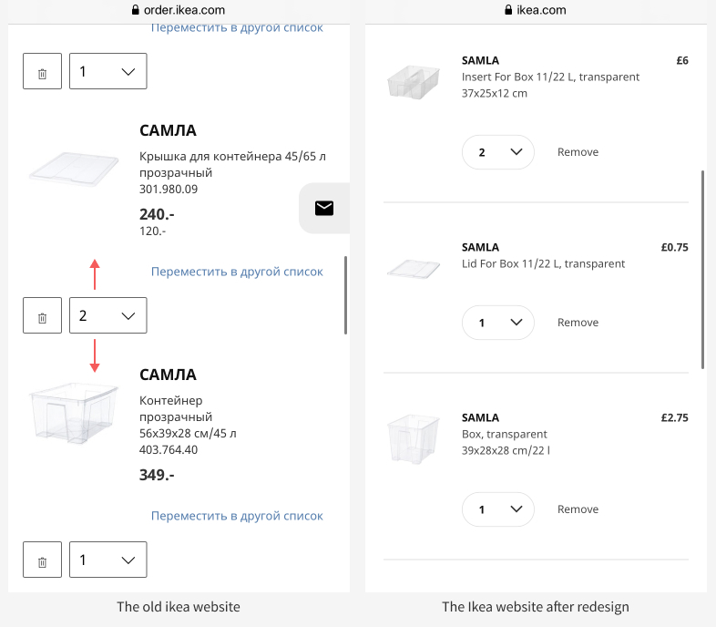 IKEA website
