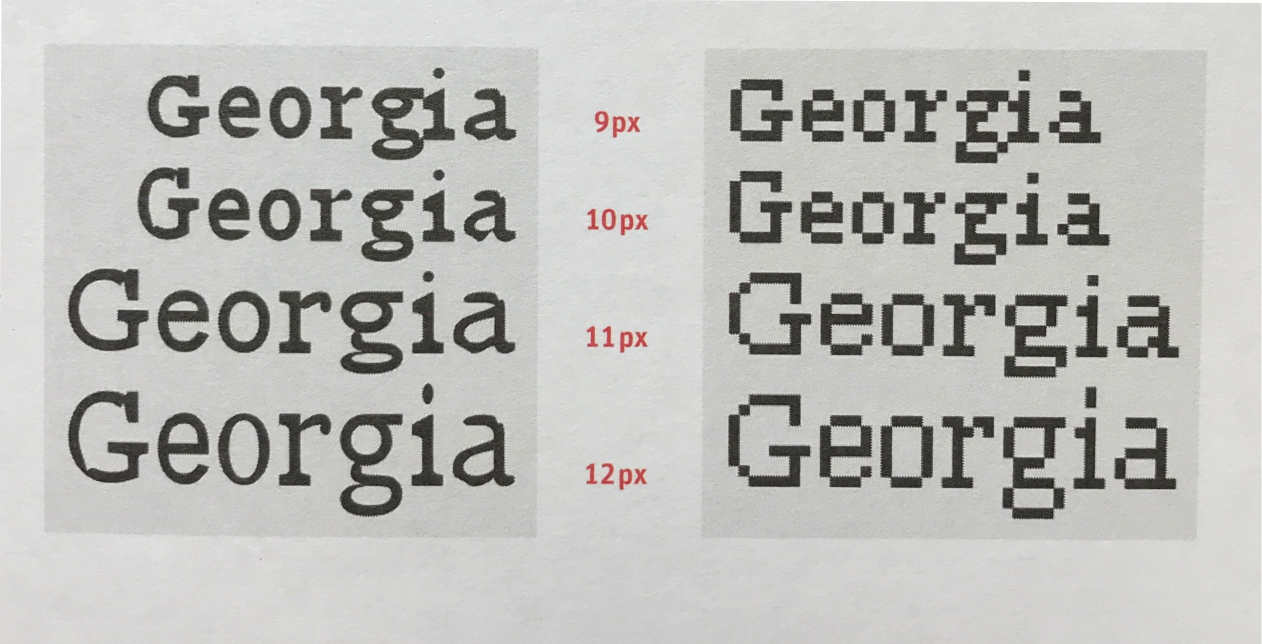 Font hinting